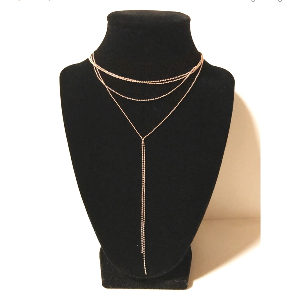 8 Other Reasons Rose Gold Choker Necklace 15$